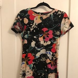 Floral bodycon dress